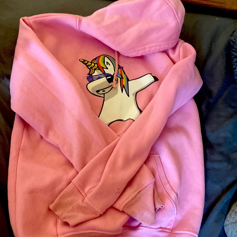 Pink sweat shirt